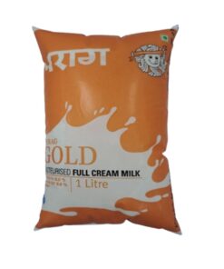 Parag Gold Pasteurised Full Cream Milk - 1 Ltr