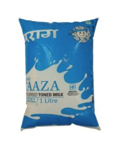 Parag Taaza Pasteurised Toned Milk 1 ltr
