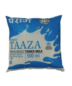 Parag Taaza Pasteurised Toned Milk 500 ml -